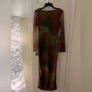 Boohoo Backless Dress